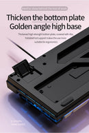 104 Keys Gaming Keyboard Wired Keyboard Color Matching Backlit Mechanical Feel Computer E-sports Peripherals for Desktop Laptop