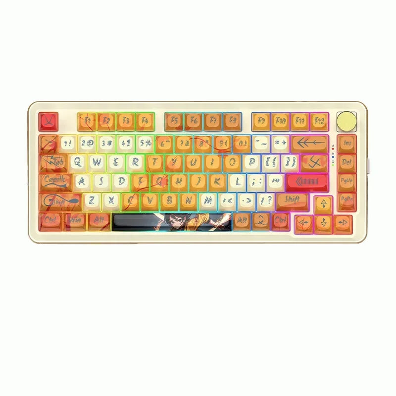 Redragon KS82 Pro Keyboard Three-Mode Mechanical Keyboard 82Keys Customized Hot Swap RGB Gasket E-Sports Pc Gaming Keyboard