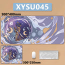 Anime Game Furina Neuvillette Mavuika Wanderer Raiden XXL Large Genshin Impact Mouse Pad Non-slip Keyboard Desk Mat Mousepad