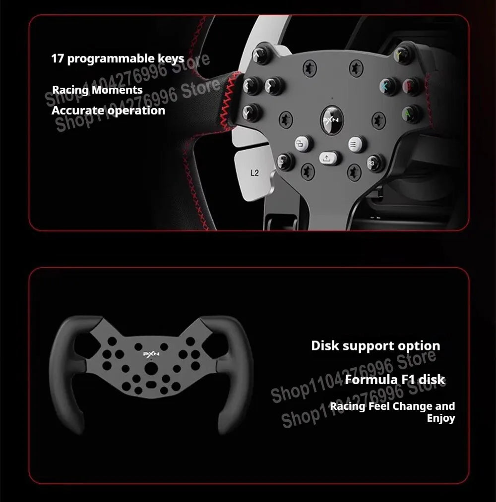 PXN V10 PRO Direct Drive Racing Simulator Game Steering Wheel Euro Truck 2 For PC/Xbox/PS