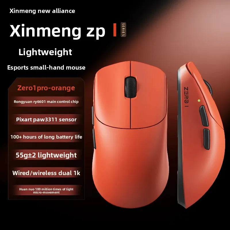 Xinmeng ZERO1 Lightweight Wireless Gaming Mouse | Tri-Mode, Low Latency & Long Battery Life