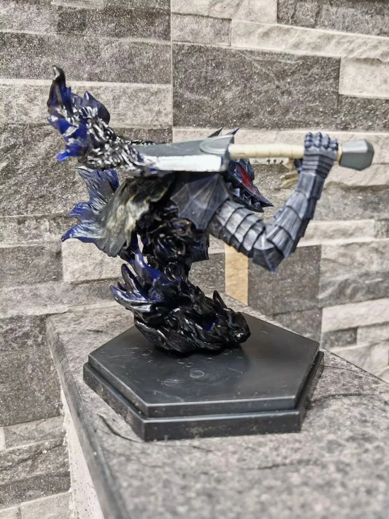 23cm Berserk Guts In Armor Japanese Classics Anime Figure Model Gk Statue Collection Desktop Decoration Ornament Toys Boys Gifts