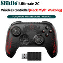 8BitDo Ultimate 2C Gamepads PC Black Myth Wukong Wireless or Wired Gaming Controller Windows 10 11 Steam Raspberry Pi Android