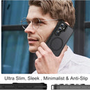 UYUXIO Magnetic Stand Mobile Phone Case for Samsung Galaxy S25 Ultra S24 S23 FE S22 Plus Cover with Kickstand Cases with Holder