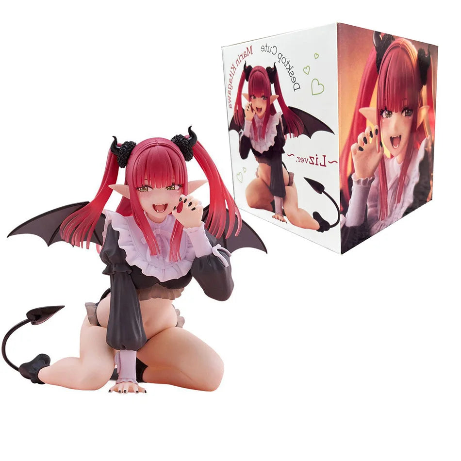 Original Taito Anime Desktop Cute My Dress-Up Darling Kitagawa Marin Liz Ver PVC Action Figure Model Gifts Collectible Toy