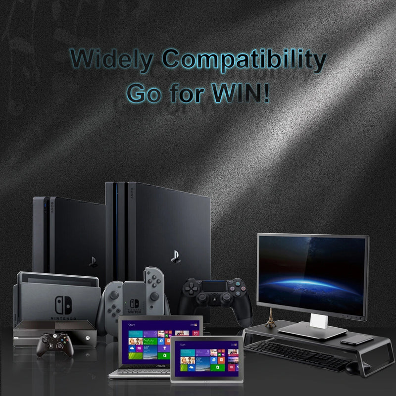 Wired Gaming Headset with Mic Noise Isolating Over-Ear, PC/PS4/PS5/Xbox Compatible, Volume Control, 3.5mm Audio Jack