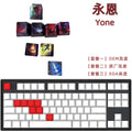 1 Set LOL Keycaps For MX Switch PBT 5 Sides Dye Subbed Keycap All Champions Can Be Customized OEM Cherry XDA Profile Key Cap