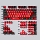 Anime Keycap Set PBT Five-sided Sublimation Ergonomic Original Height Asuka Langley Soryu Mechanical Keyboard Translucent Keycap