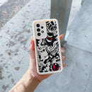 Trendy Pokemon Gengar Print Phone Case for Samsung Galaxy S25 S24 S21 S20 S22 S23 Plus Note 20 Ultra 5G S21 S20 S24 FE TPU Cover