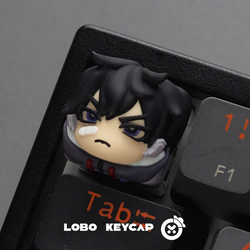 New Valorant Gaming Keycaps 1pcs Viper Reyna Clove Iso Character Series Theme Personalized Design Resin Keyboard Key Cap