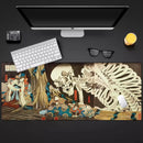Ukiyoe Skull Japanese  large size  bedroom learning  Anime Mouse keyboard accessories  table mat   playmat  Pad