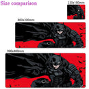 Super Hero Batmans Anime Mouse Pad Office PC Speed Gamer Keyboard Mousepad Laptop Gaming Accessories XXL Desk Mat 900x400 Carpet