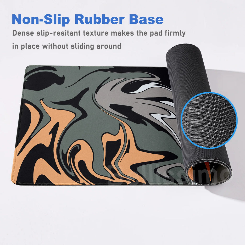 Strata Liquid Mousepad Large Gaming Keyboard Extended Pads Purple and Black Mouse Mat Topographic Mouse Pad PC cabinet Deskmat