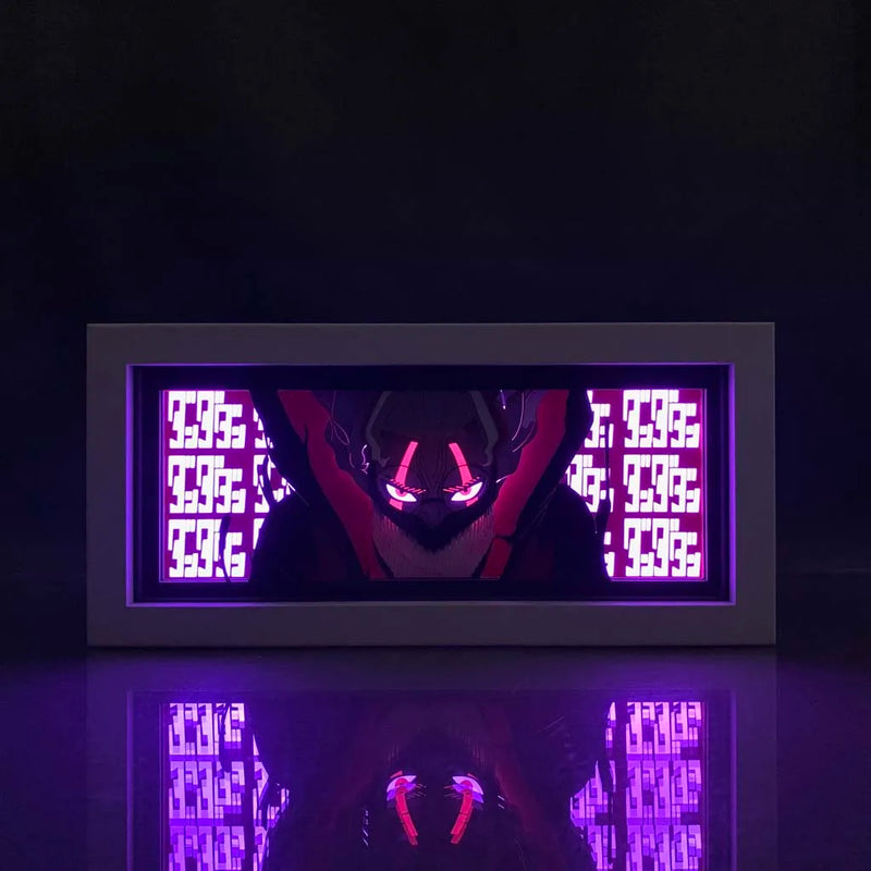 Anime LED Night Light Box Dandadan for Children Bedroom Decoration Nightlight Lightbox Manga 3d Paper Cut Desk Lamp Dandadan