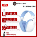 2025 New Onikuma  B2 Wireless Gaming Headset For PS5 PS4 PC 2.4GHz USB Game Headphones With Mic Ergonomic Design 5.3 Headphone