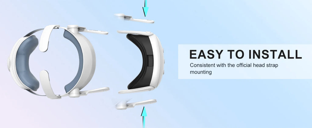 Replaceable Elite Strap for Meta Quest 3 VR Headset Improve Comfort Adjustable Head Strap for Meta Quest 3 Accessories Helmet