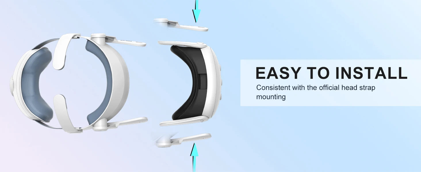 Replaceable Elite Strap for Meta Quest 3 VR Headset Improve Comfort Adjustable Head Strap for Meta Quest 3 Accessories Helmet