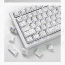 Contour 4.0 Side Engraved Keycap PBT Translucent 97 Key Gaming Mechanical Keyboard Key Cap White For Magnetic Switch F75 GMK87