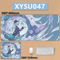 Anime Game Furina Neuvillette Mavuika Wanderer Raiden XXL Large Genshin Impact Mouse Pad Non-slip Keyboard Desk Mat Mousepad