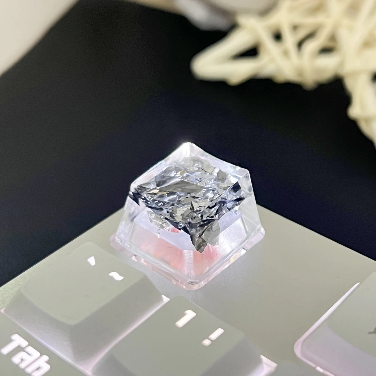 1Pcs High Quality Hot Sale Colorful Translucent Key Caps Cross Shaft Mechanical Keyboard Keycap