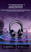 Acer OHW303 Headsets Gamer 7.1 Stereo Virtual Surround Bass Earphone Gaming Headphone with Mic LED Light for Computer PC Gamer