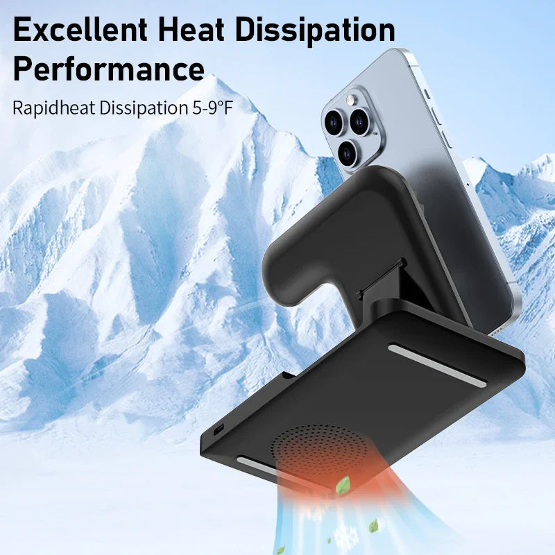 300W Fast Wireless Charger Stand Pad Foldable Fast Charging Station Dock for iPhone 16 15 14 13 12 Pro Max Apple Watch Airpods