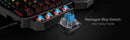 Redragon K585 DITI One-Handed RGB Mechanical Gaming Keyboard,Wrist Rest 42 Keys Type-C Professional Gaming Keypad Hot-Swappable