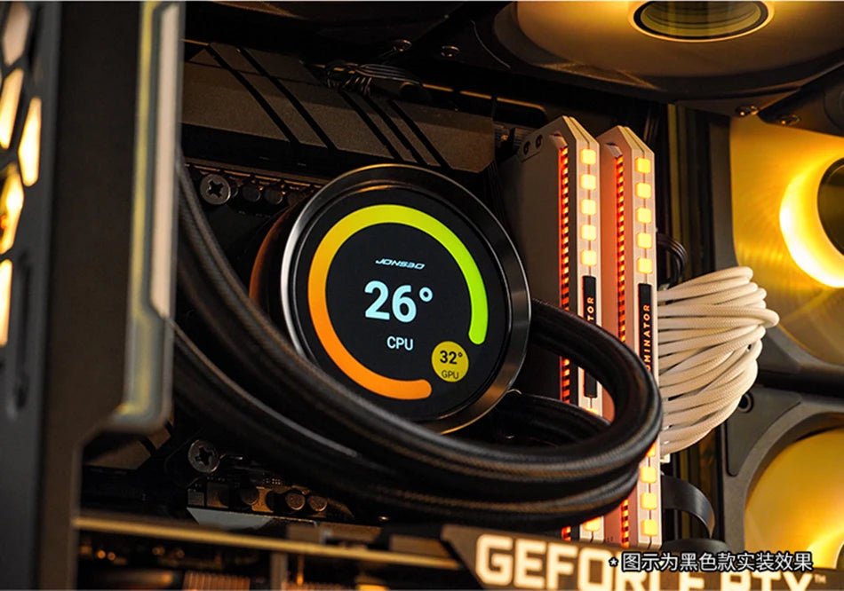 Jonsbo TF2-360SC Integrated Water-cooled Radiator ARGB IPS LCD Screen CPU All in one AIO CPU Liquid Cooling Intel 1700 115X AM5