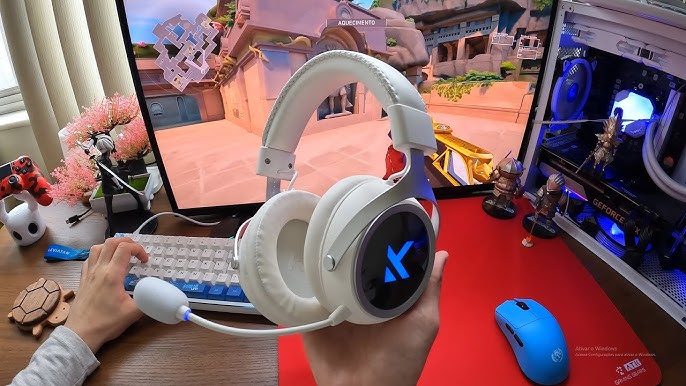 MCHOSE X9 Wireless Headworn Game 7.1 Headset Bluetooth 2.4G Three Mode 53mm Aluminum Foil Polymer Diaphragm eSports Gift Headset